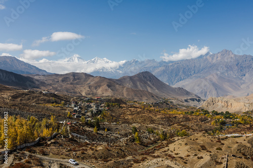 Dhaulagiri. Annapurna circuit. Nepal