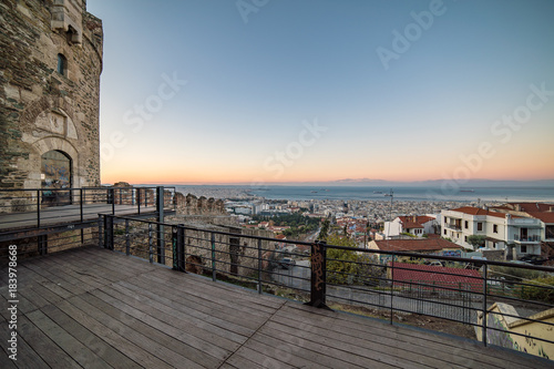 Panoramic View of Thessaloniki city  from Trigoniou Tower