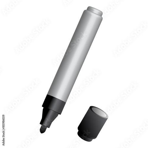 Vector illustration of marker