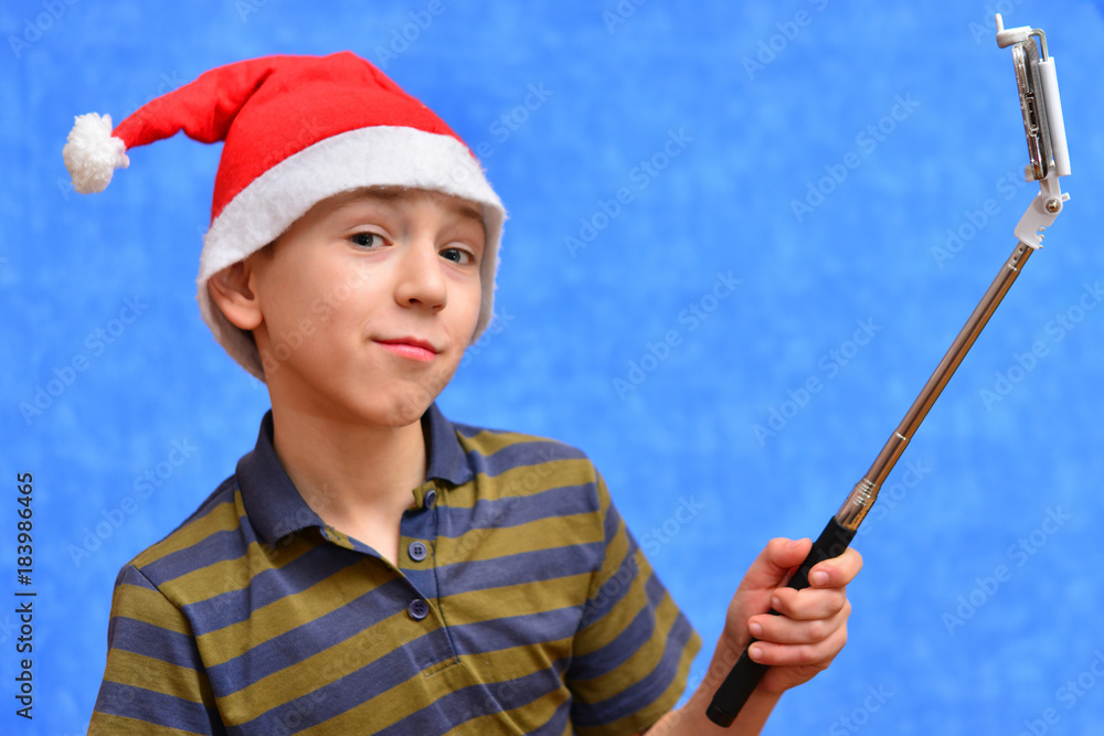 Santa Claus with kids indoors christmas celebration concept Santa Claus with kids indoors christmas celebration concept