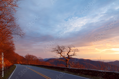 Morning Light on Skyline Drive