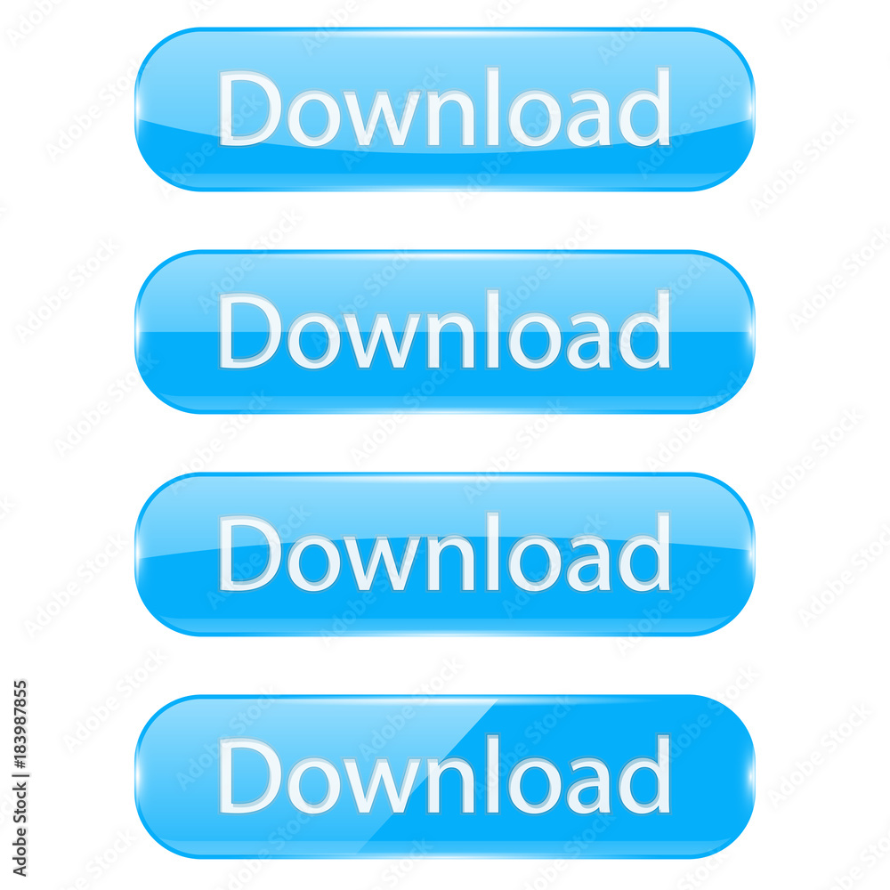 Oval blue buttons. Download icons Oval blue buttons. Download icons