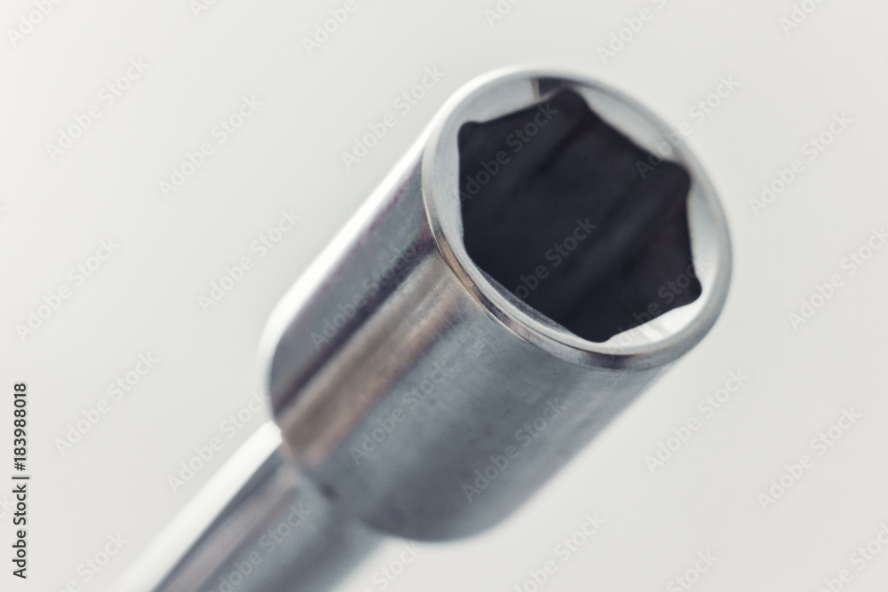 wheel brace, head wrench closeup