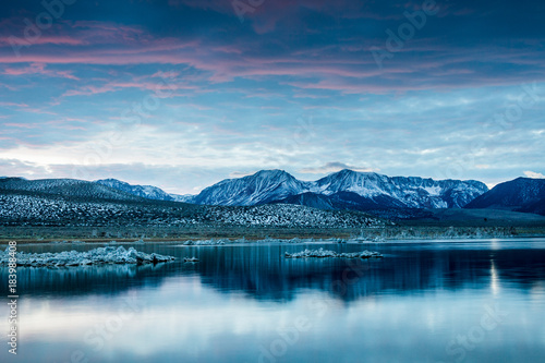 Mono Lake at dusk