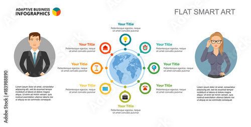 Eight Management Options Slide Template