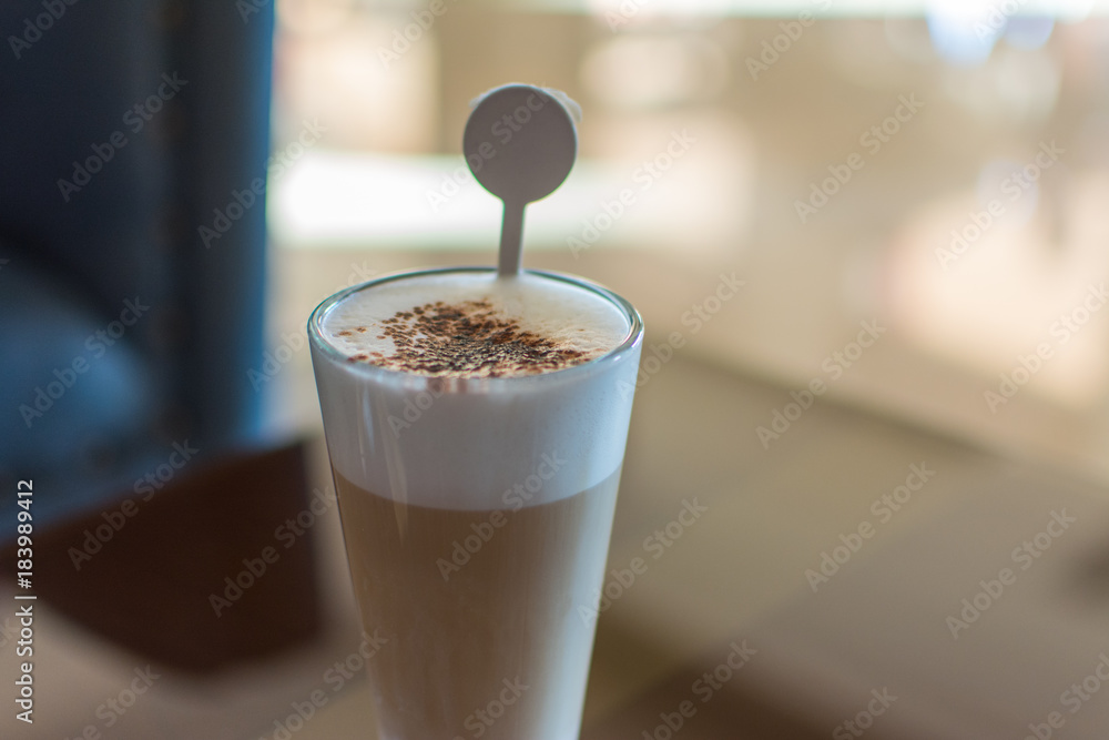 Latte that was made in lobby, Egypt