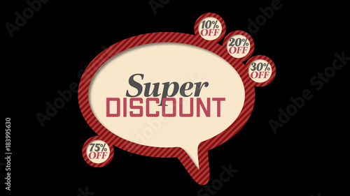 Bouncy Speech Bubble Title