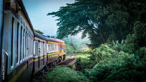 Train travel to northern in Thailand