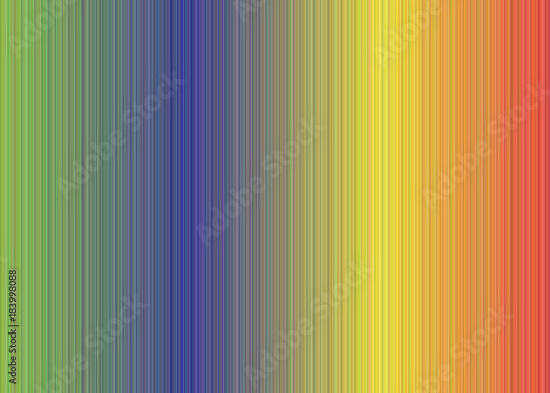 Vector illustration of Rainbow Colours
