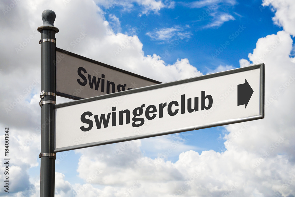 Fototapeta premium Schild 197 - Swingerclub