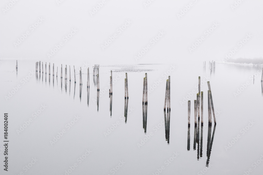 Minimal River Landscape Minimal River Landscape