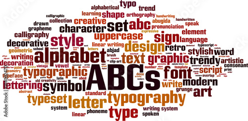 ABCs word cloud