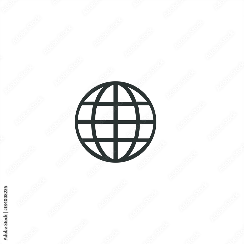 Earth globe icon Earth globe icon