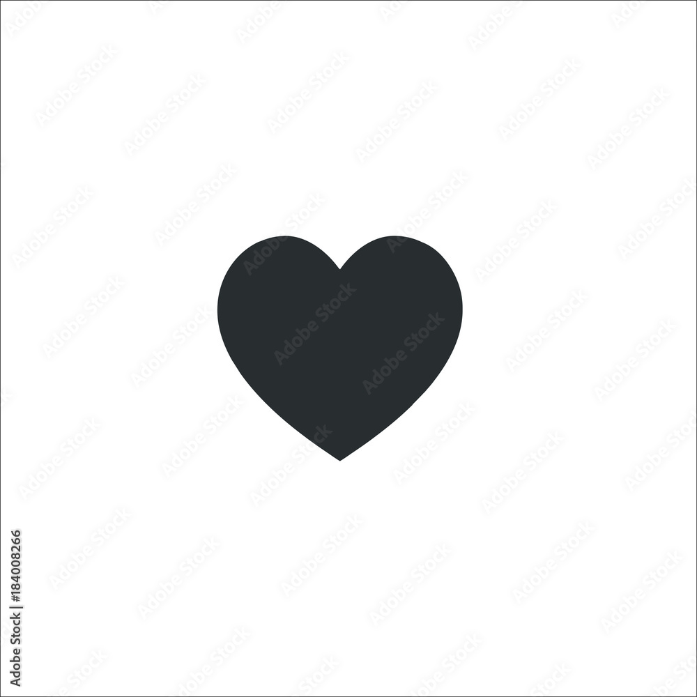 heart icon. Vector Illustration