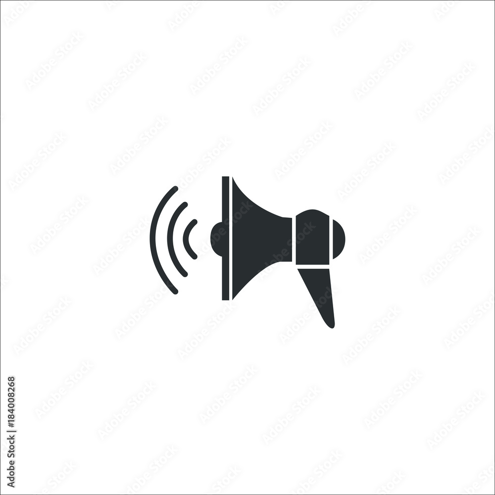 Bullhorn or megaphone icon Bullhorn or megaphone icon