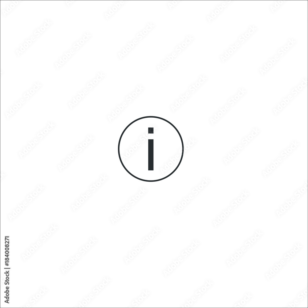 info icon. Vector Illustration info icon. Vector Illustration
