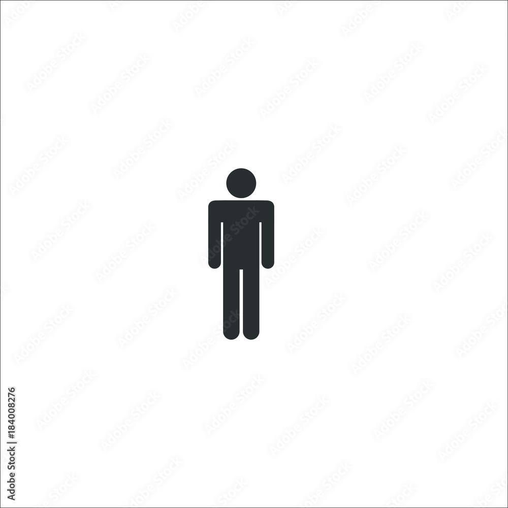 man icon. Vector Illustration man icon. Vector Illustration