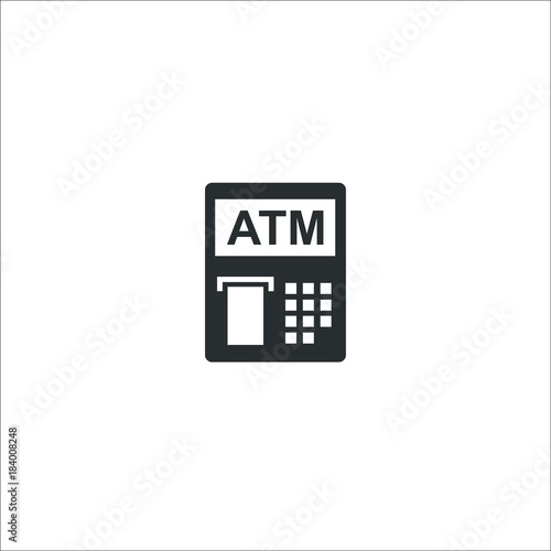 ATM icon. Vector Illustration
