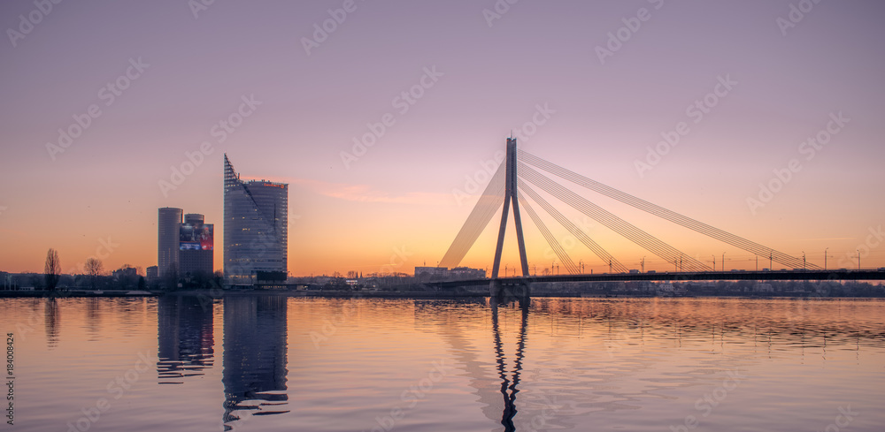 Riga sunset 