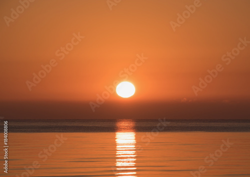 Sonnenaufgang vor Insel Usedom © Karsten