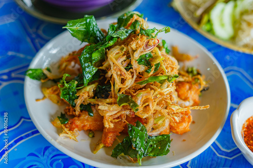 Fried Pork with Thai Herb