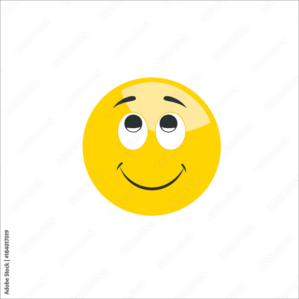 Smile icon. Emotion smile. Vector Illustration Smile icon. Emotion smile. Vector Illustration