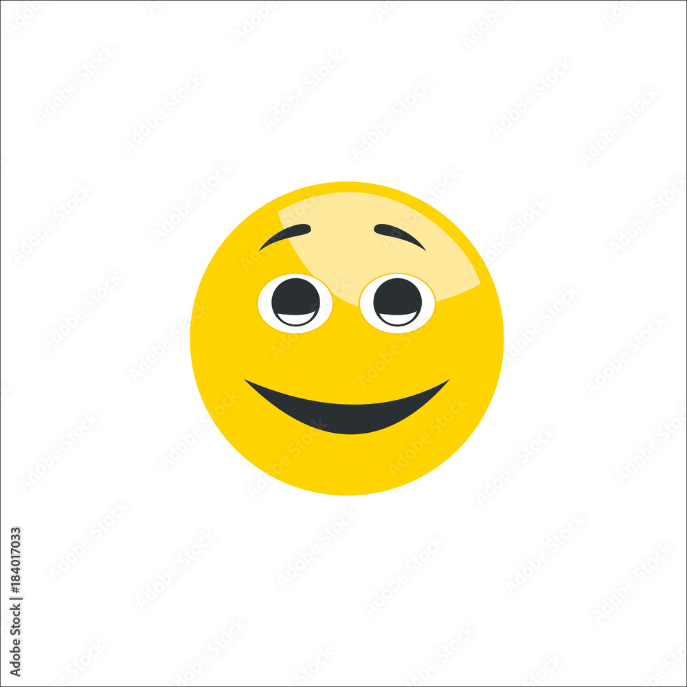 Smile icon. Emotion smile. Vector Illustration Smile icon. Emotion smile. Vector Illustration