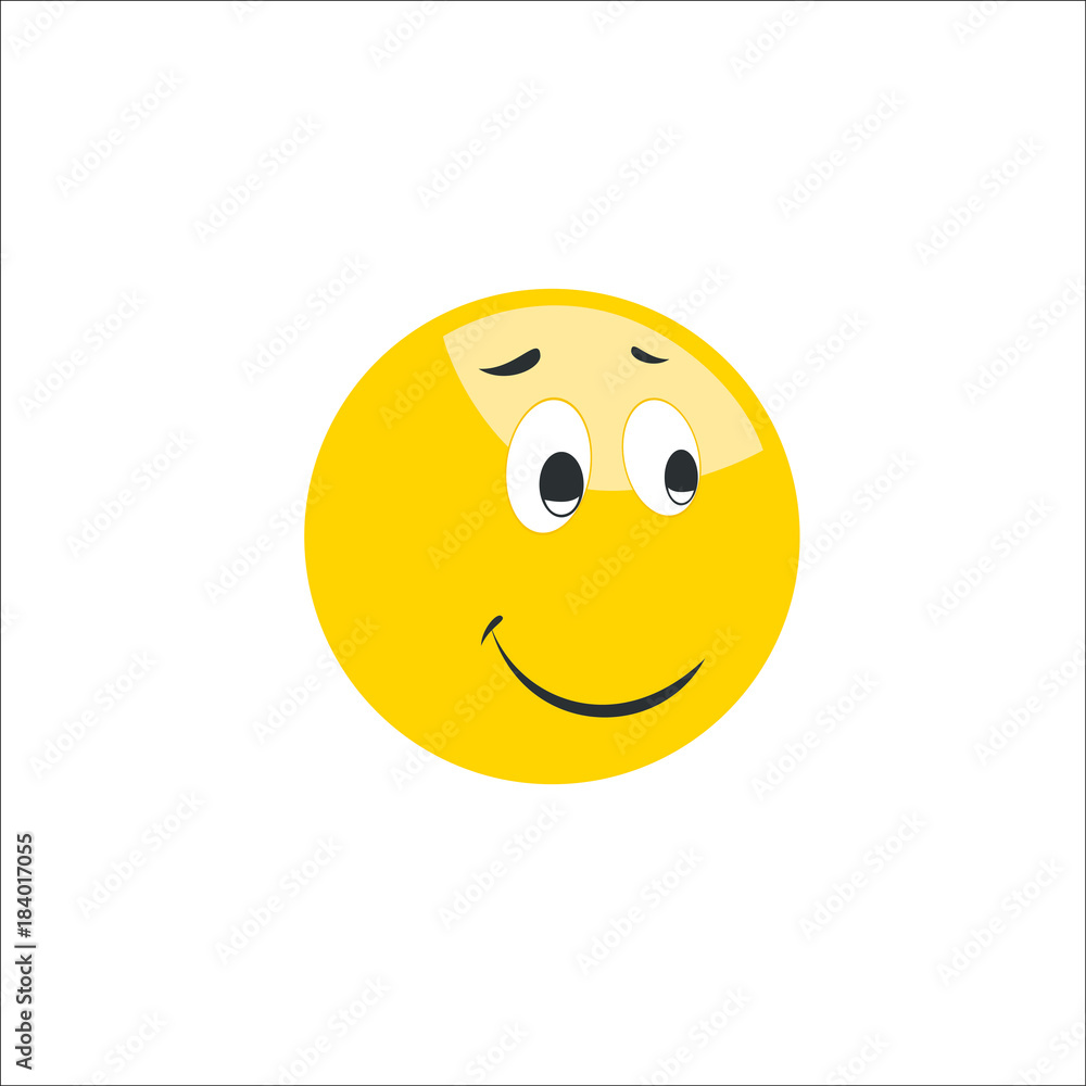 Fototapeta premium Smile icon. Emotion smile. Vector Illustration
