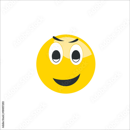 Smile icon. Emotion smile. Vector Illustration