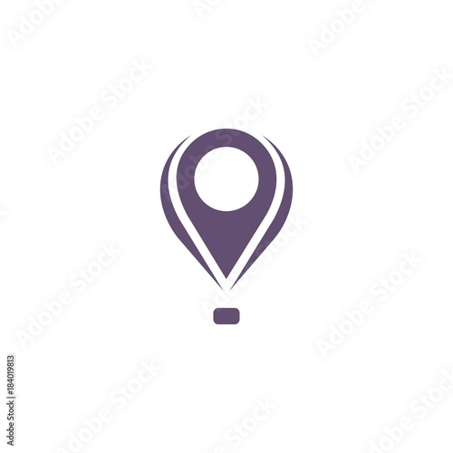 Pin and air ballon concept for travel