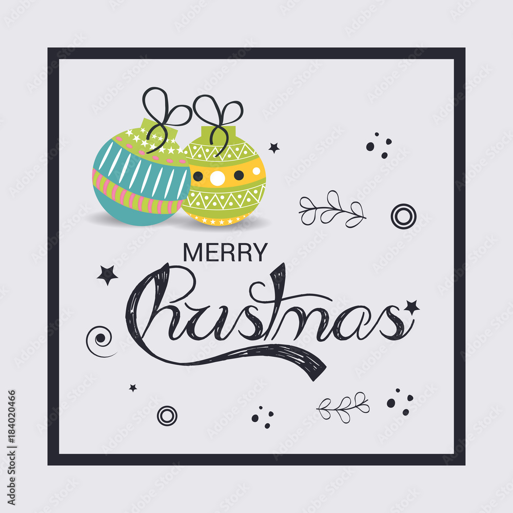 Obraz premium Merry Christmas