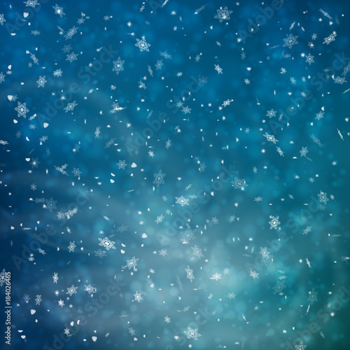 Abstract Snowy Background