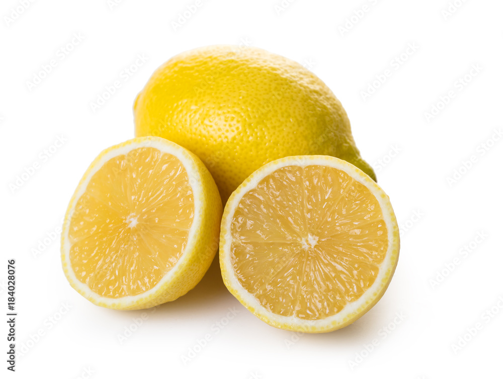 ripe lemon close-up