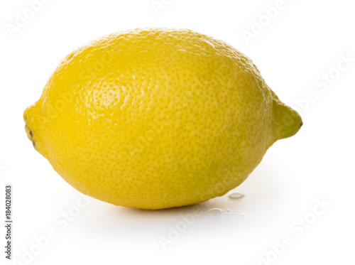 ripe lemon close-up