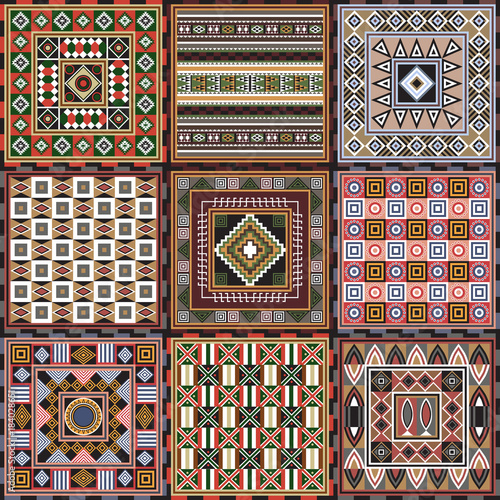Graphical illustration of a set wit patterns 2
