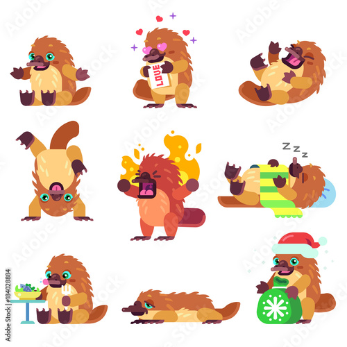 Platypus Character Vector Set