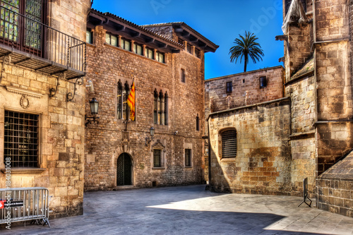 Generalitat and Carrer de Paradis, Barcelona, Spain