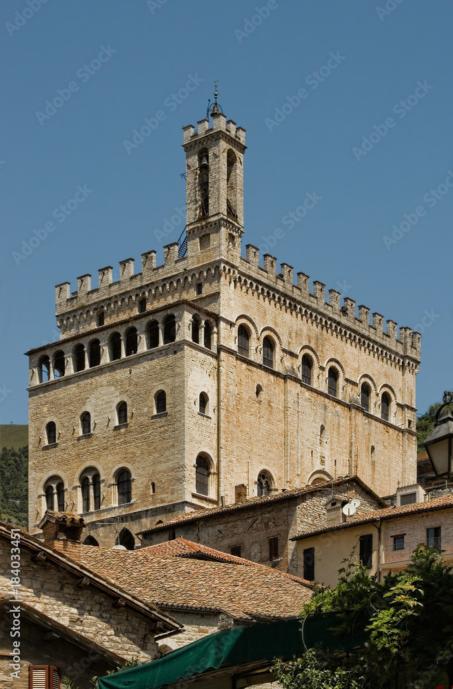 Palazzo dei Consoli in Gubbio, Italy