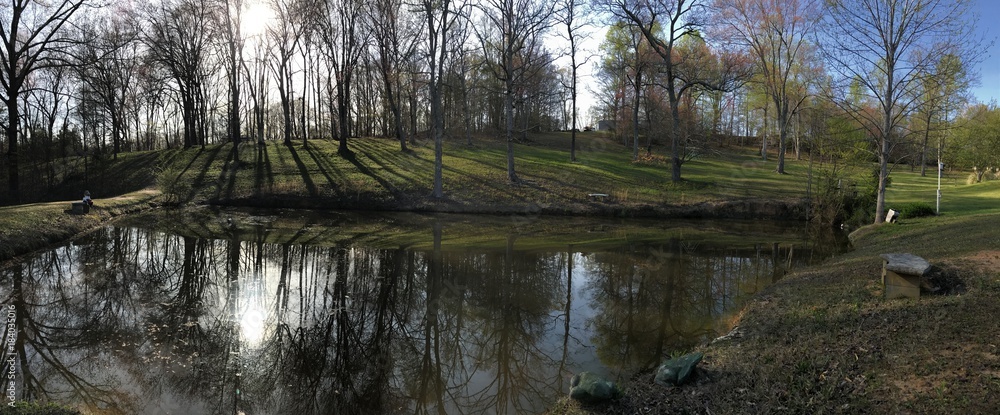 Obraz premium Parker's Pond