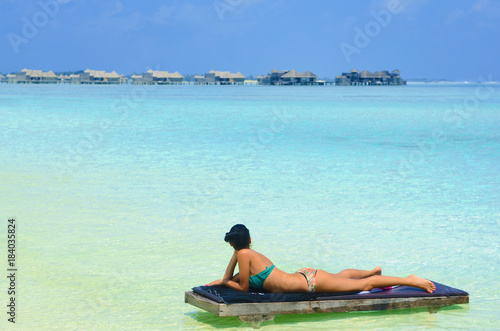 tropical beach Maldives