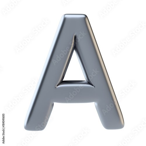 Metal letter uppercase