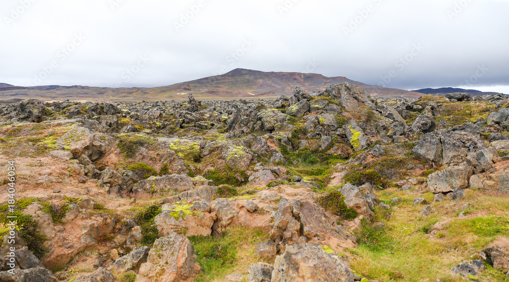 Krafla volcanic area in Iceland