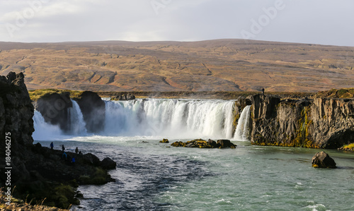 Godafoss waterfall in Iceland © EvrenKalinbacak