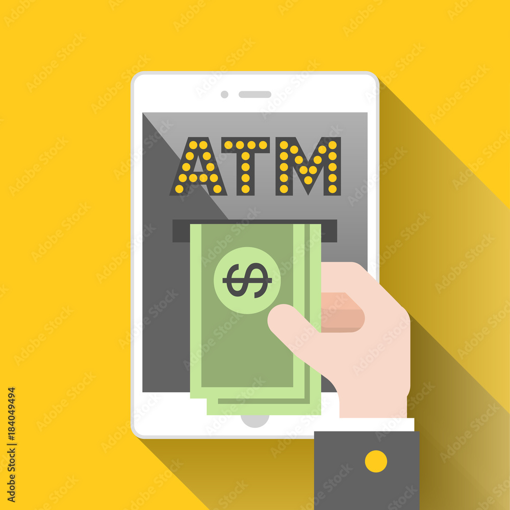 Vector illustration idea about technology in flat style Vector illustration idea about technology in flat style