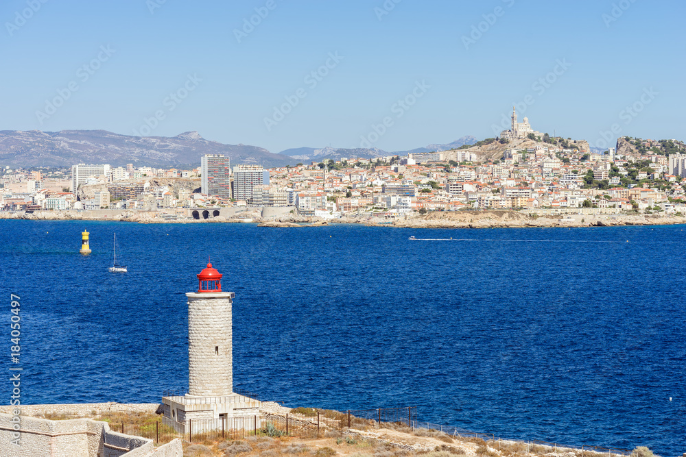 Lighthouse located on the island of If