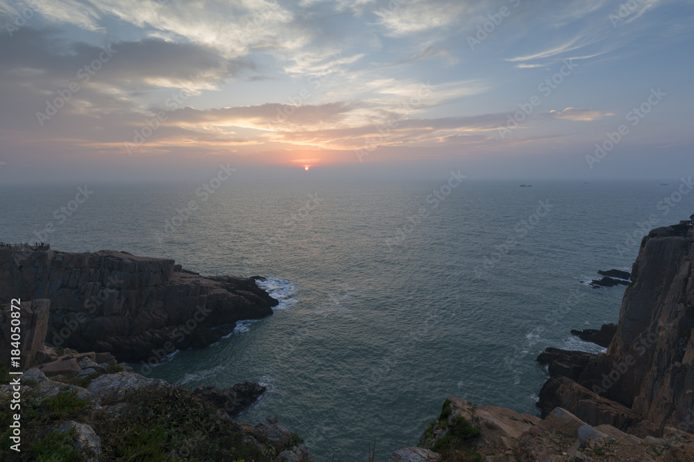 The coastline before dawn The coastline before dawn