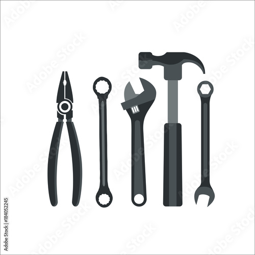 Adjustable wrench icon