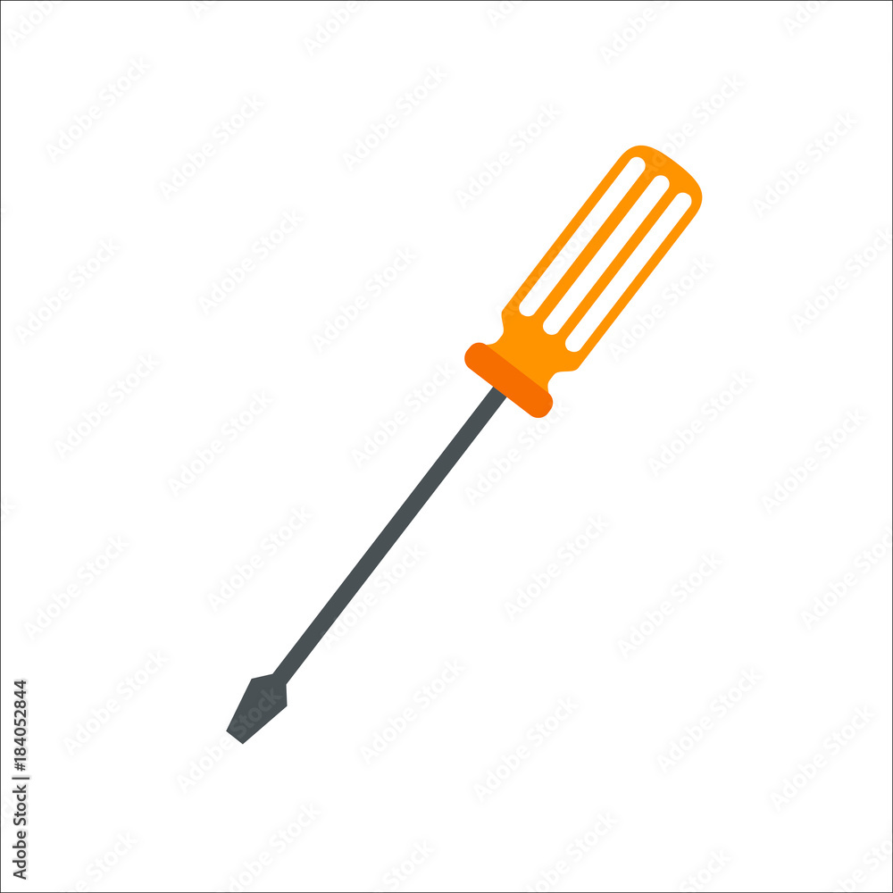 Screwdriver icon. Vector Illustration Screwdriver icon. Vector Illustration