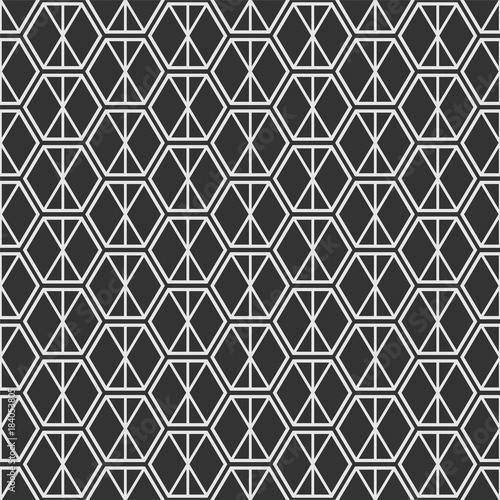 Background  pattern  geometric shapes  black and white. Vector art