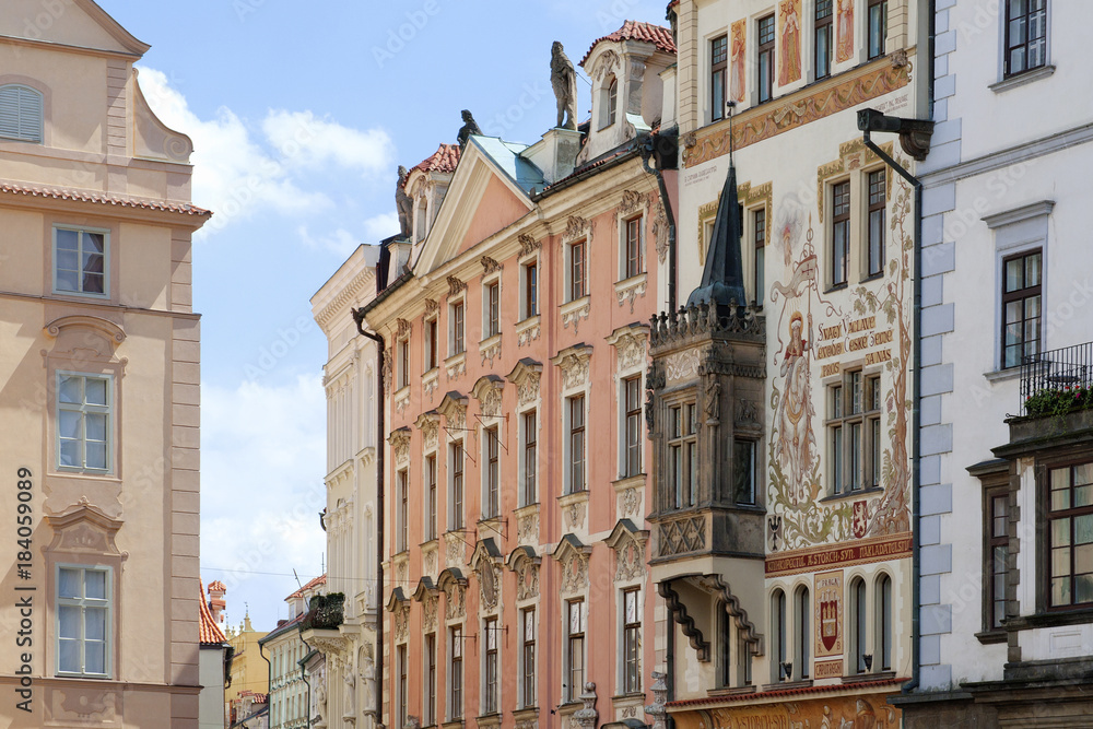 Historische Gebäude in der Prager Altstadt